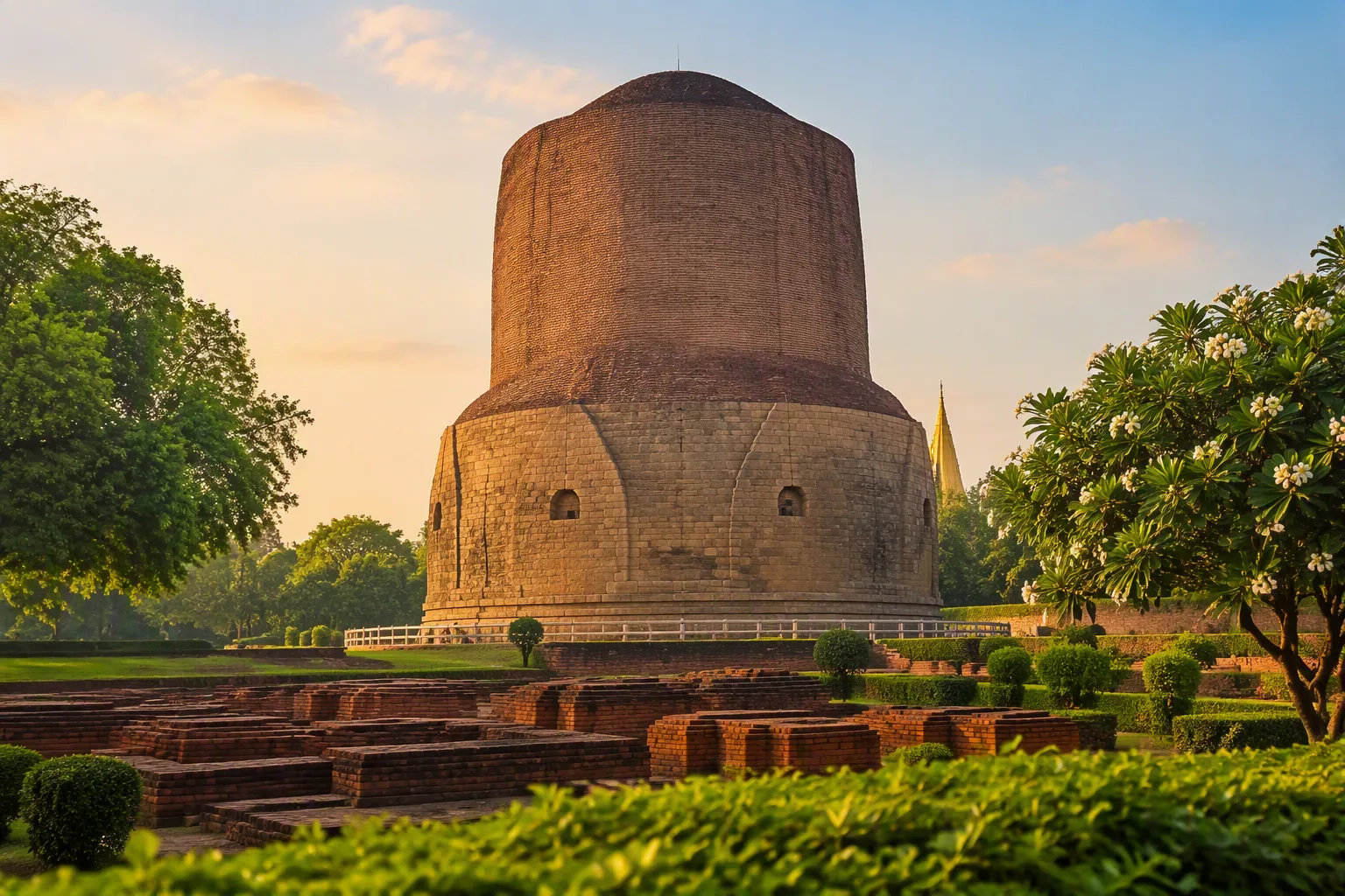 Generated destination visual for Sarnath